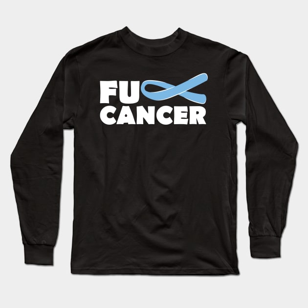 Fuck Prostate Cancer Long Sleeve T-Shirt by TheBestHumorApparel
